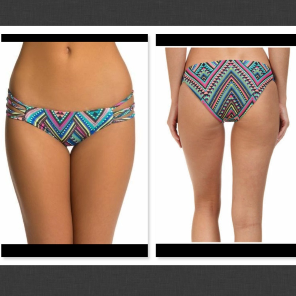 NEW L Space Antigua Low Down Bikini Bottom Size Size Large
